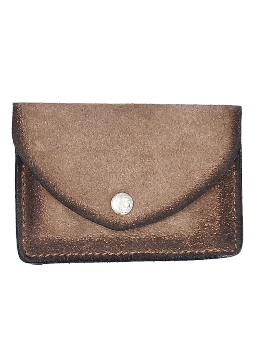 PORTES CARTES GEOFFREY SUEDE MARRON