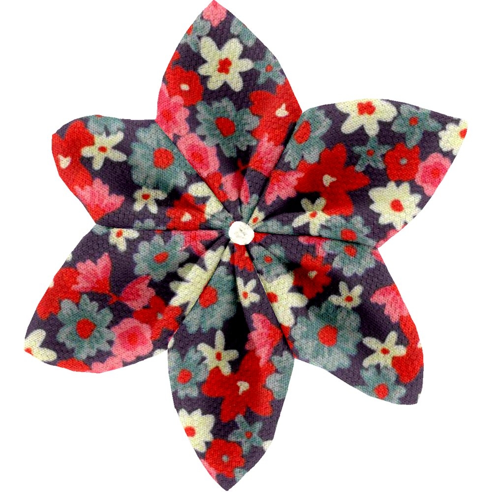 Barrette Fleur Étoile Tapis Rouge