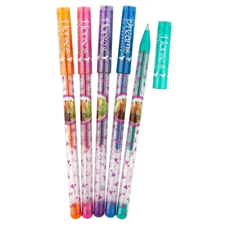 Depesche Horses Dreams Glittergelstifteset - 5 Farben
