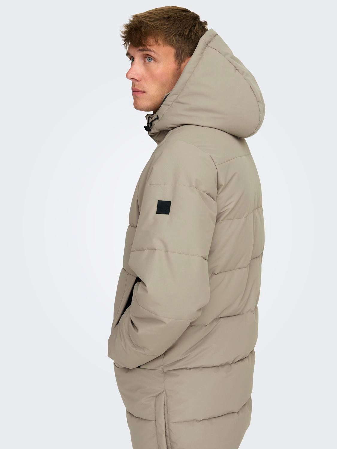ONSCARL Daunenjacke Desert Taupe