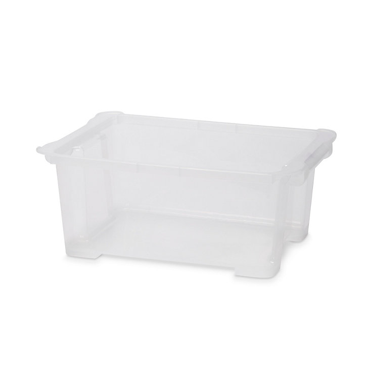 Boîte en plastique 10 L Kaze transparent