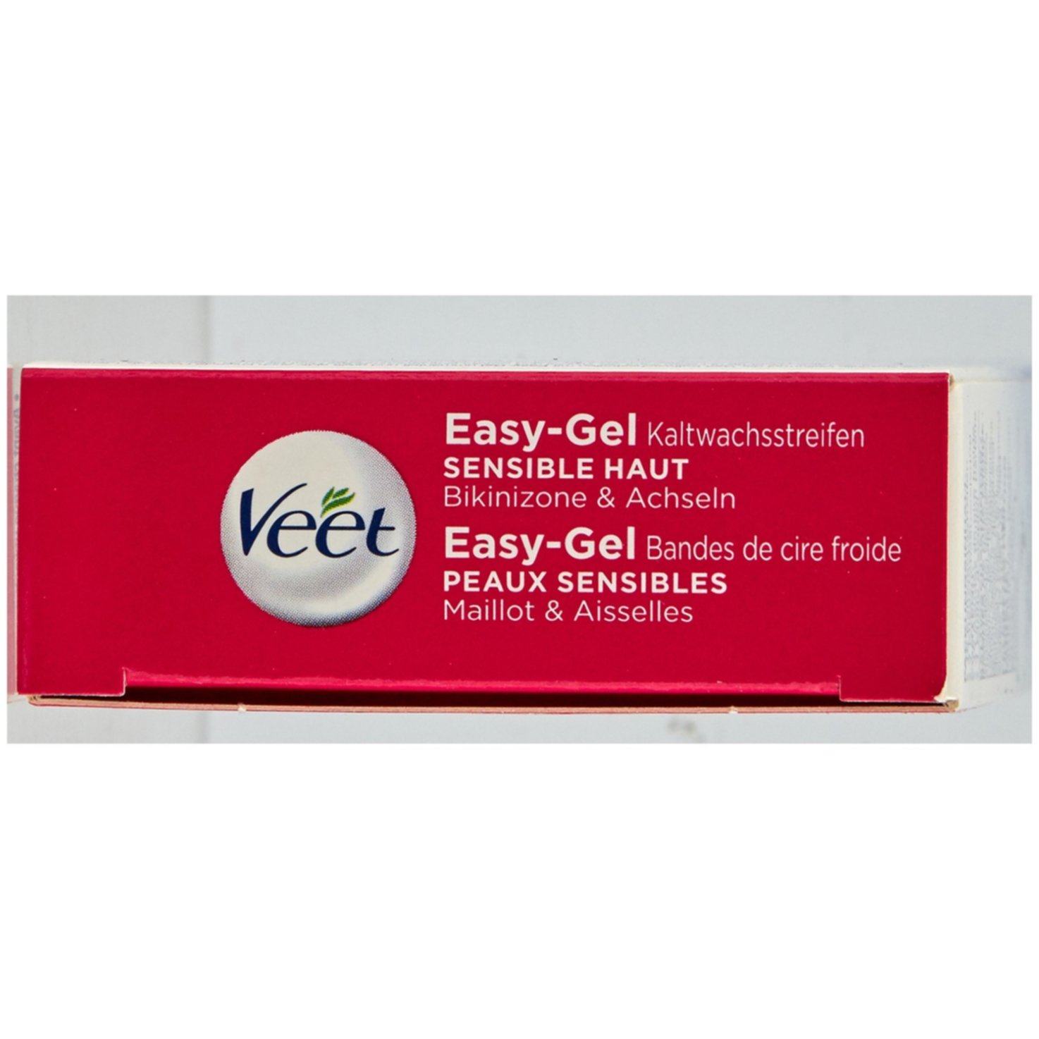 Veet Pure Kaltwachsstreifen Bikinizone & Achseln, 16 Stück