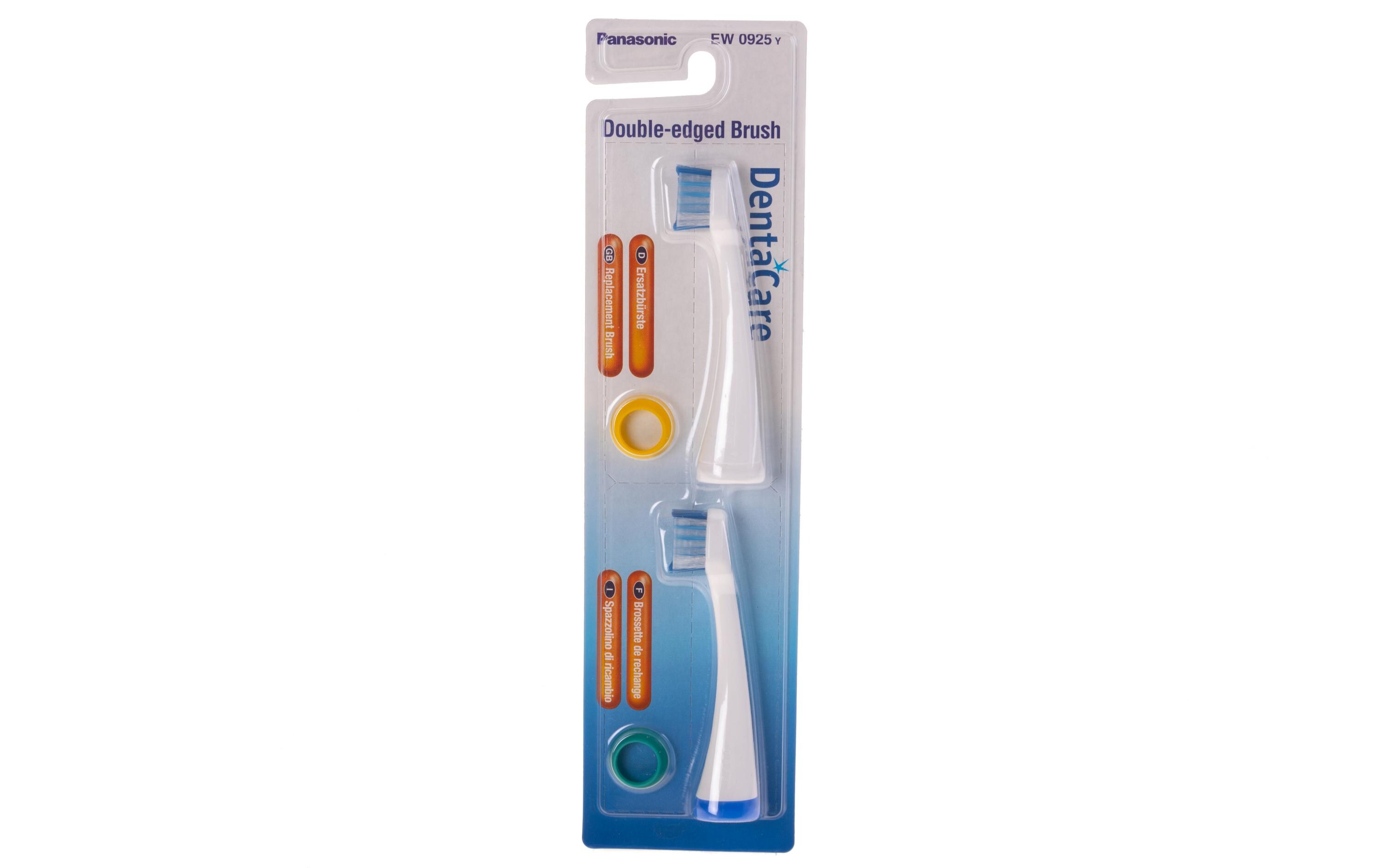 Zahnbürstenkopf EW0925Y1361 2 StückErsatzbürsten für Panasonic Schallzahnbürsten