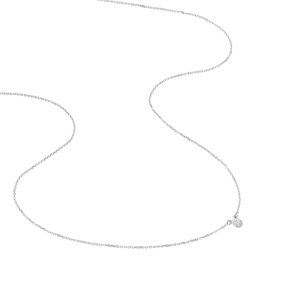 Collier Teani Or Blanc Diamant