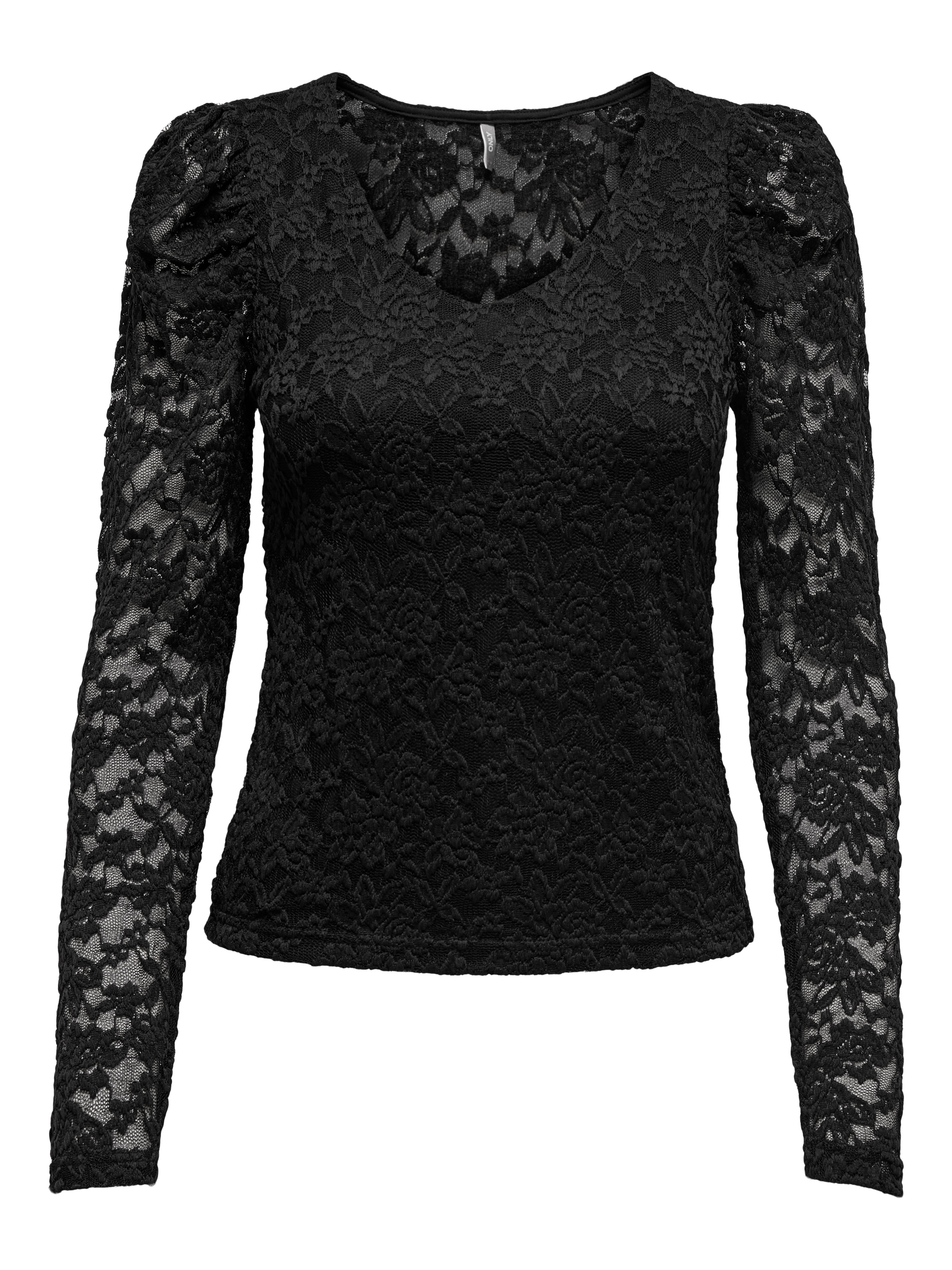 ONLPOULA Top Black