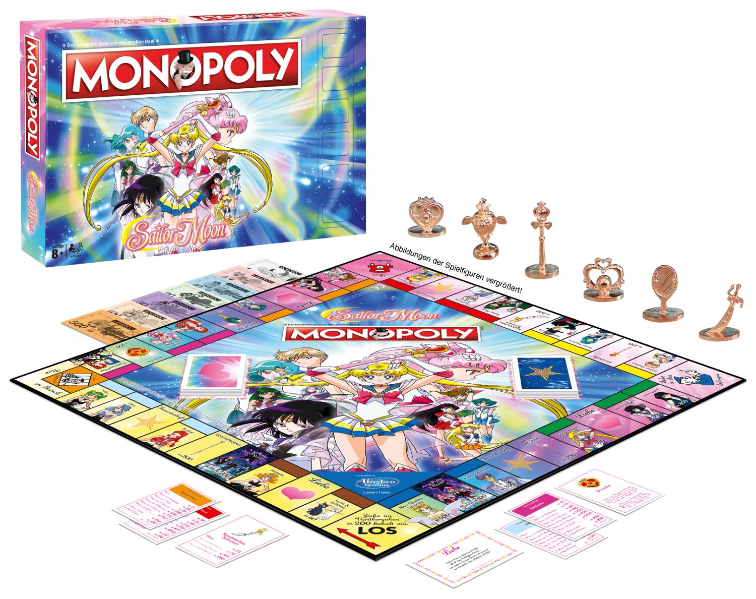 Monopoly Sailor Moon Edition Spiel Gesellschaftsspiel Brettspiel