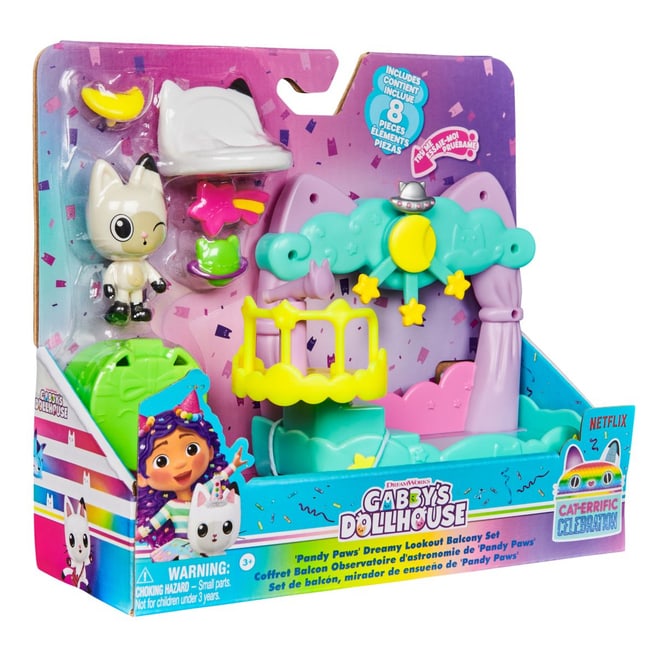 Gabby's Dollhouse - Sternenhimmel Balkon-Spielset von Panda Pfötchen