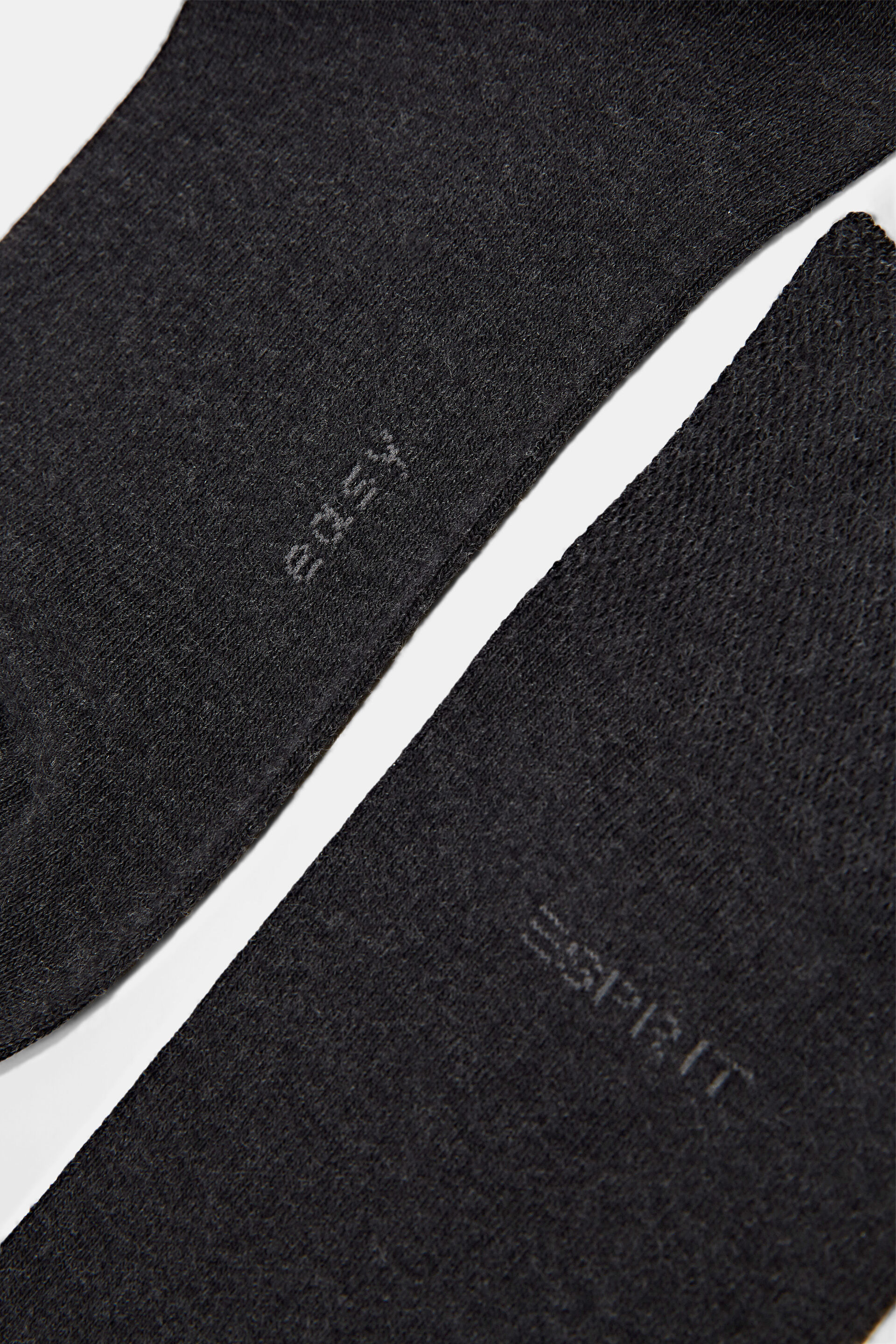 Lot de 2paires de chaussettes à bord souple en coton biologique mélangé