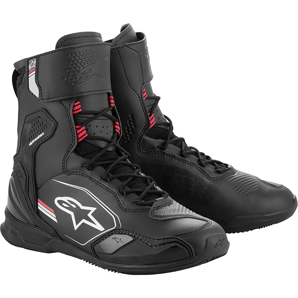 Alpinestars - Baskets Superfaster Noir / Gris / Rouge fluo