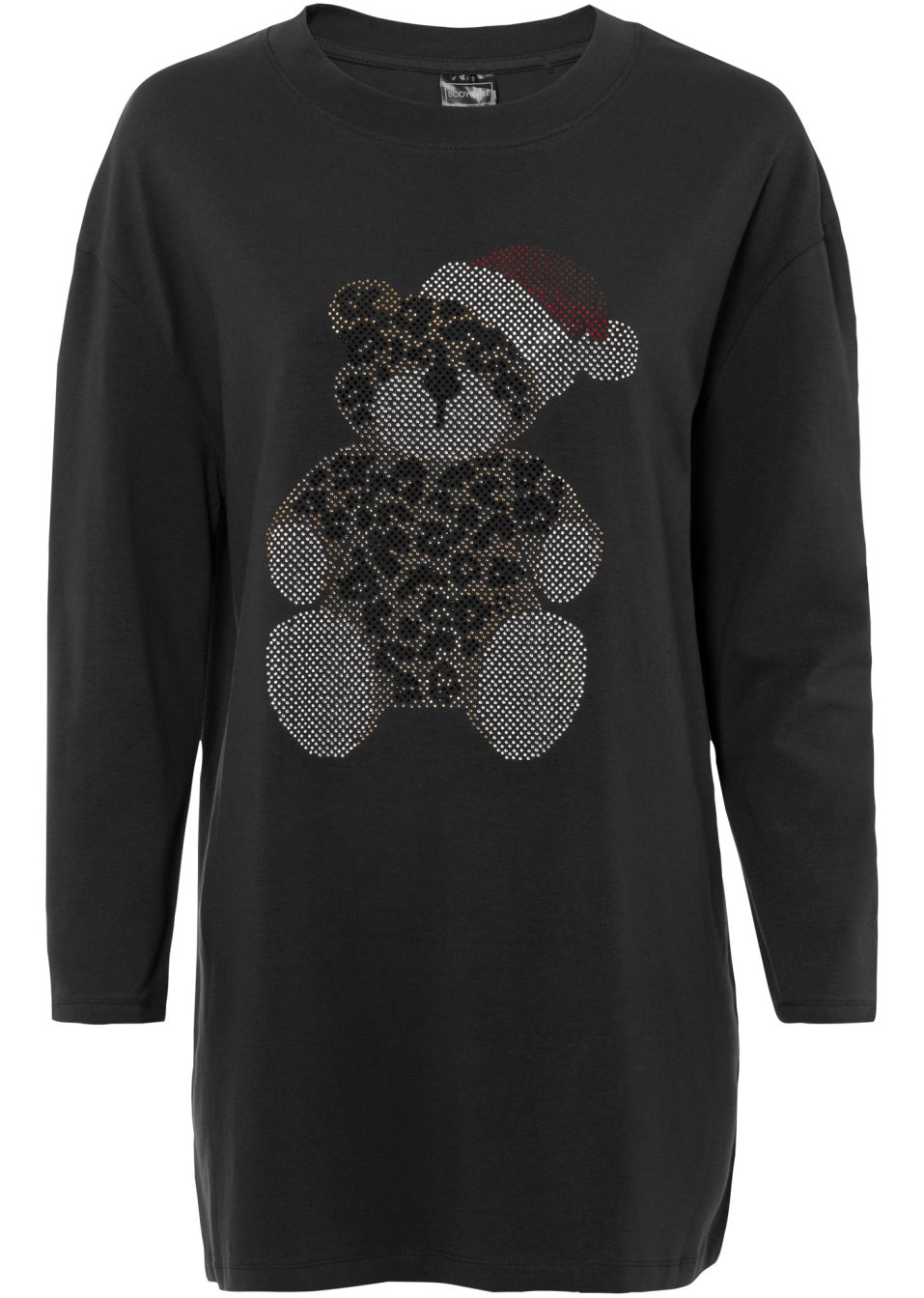 T-shirt de Noël avec motif ourson