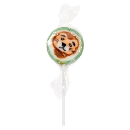 Die Spiegelburg Tierisch bunte Lollies - Bunte Geschenke, 10g, 1 Stück, 4-fach sortiert
