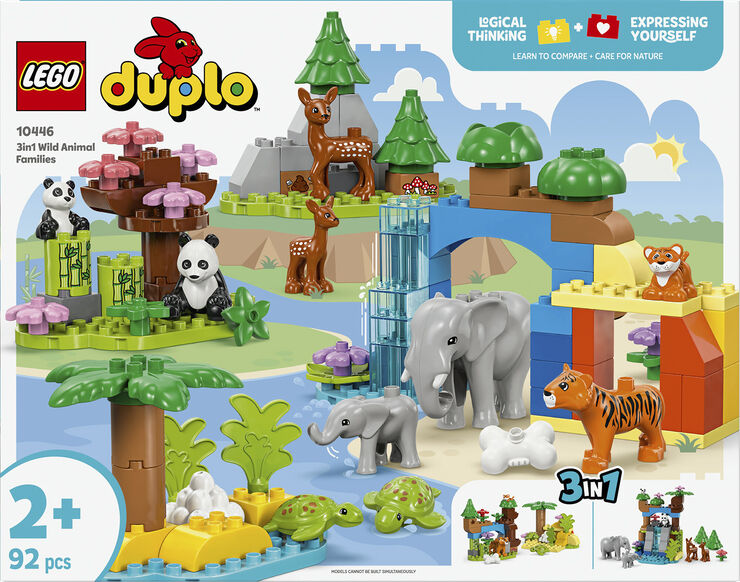 Lego 3-i-1 vilde dyrefamilier