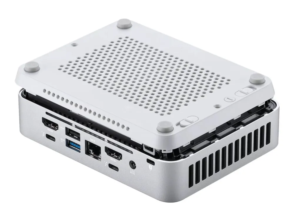 ASUS NUC 14 Pro  Kit RNUC14RVSU700002I - Barebone - mini PC 1 x Core Ultra 7 155H / op til 4.8 GHz - RAM 0 GB - Intel Arc Graphics - Gigabit Ethernet, 2.5 Gigabit Ethernet, IEEE 802.11ax (Wi-Fi 6E), Bluetooth 5.3 - hvid
