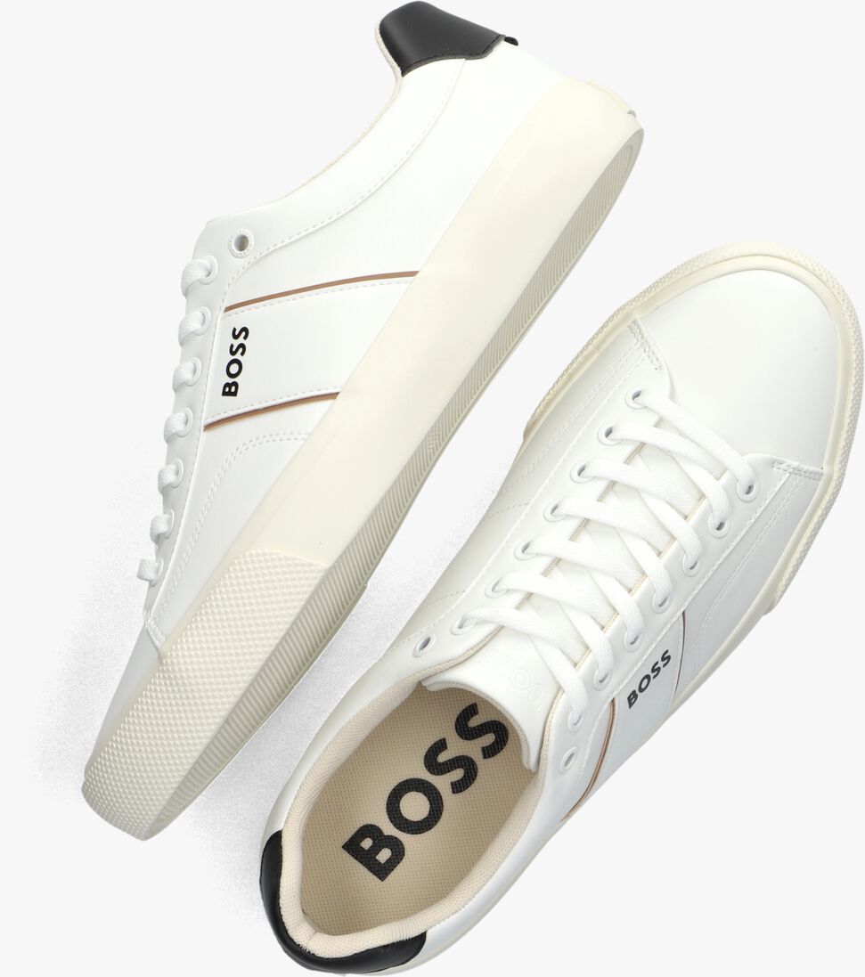 BOSS witte boss lage sneakers aiden_tenn