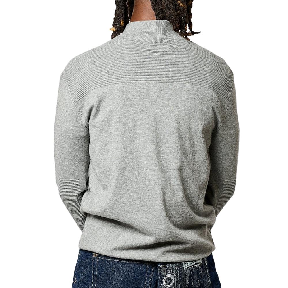 Kaporal Pull 1/2 Zip Gris Homme Kaporal VADAM