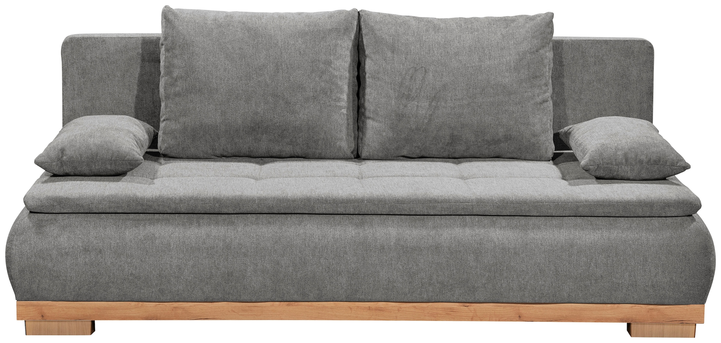 ED EXCITING DESIGN Schlafsofa »Mila« mit Bettkasten & 2 Armlehnenkissen