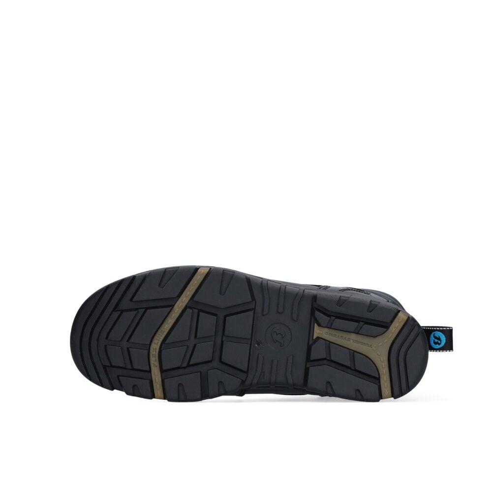 Bata Helix Longreach Rits - Brede leest - Werkschoenen - Zwart - 38