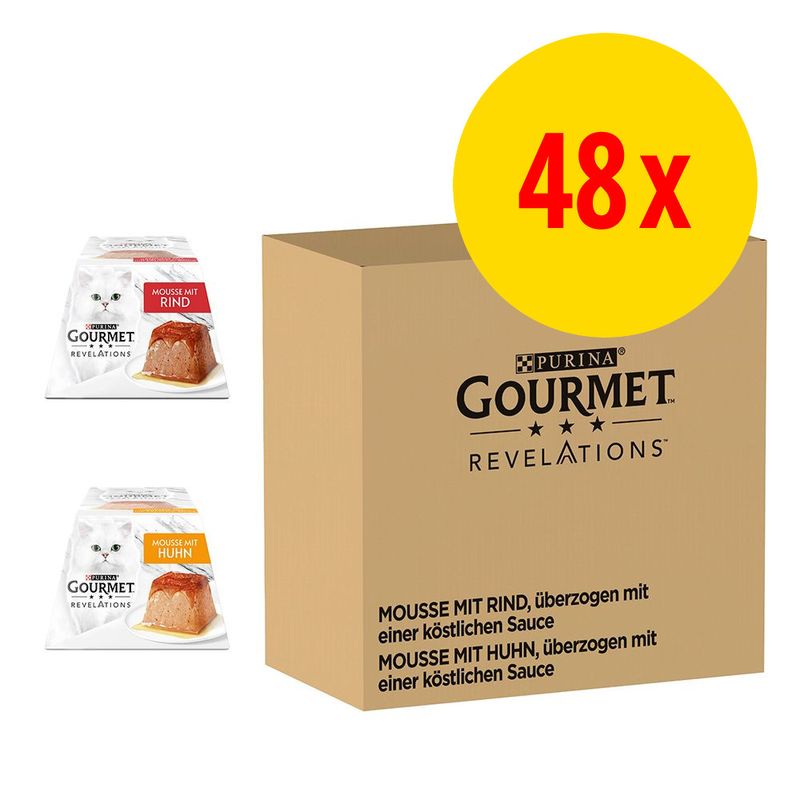 Lot Gourmet Revelations Mousseline 48 x 57 g