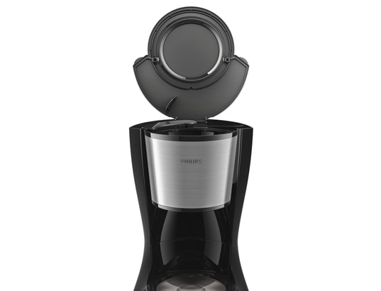 PHILIPS - Cafetière Daily Collection Noire et Métal HD7462/20