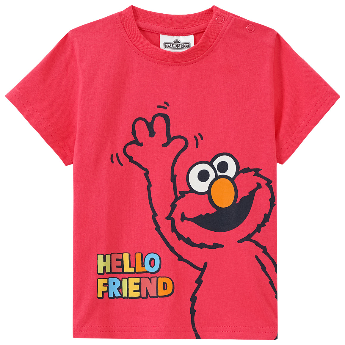 Topomini Sesamstraße T-Shirt mit Print pink