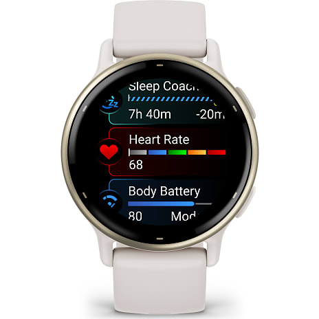 Garmin Vivoactive 5 smartwatch - Cream Gold