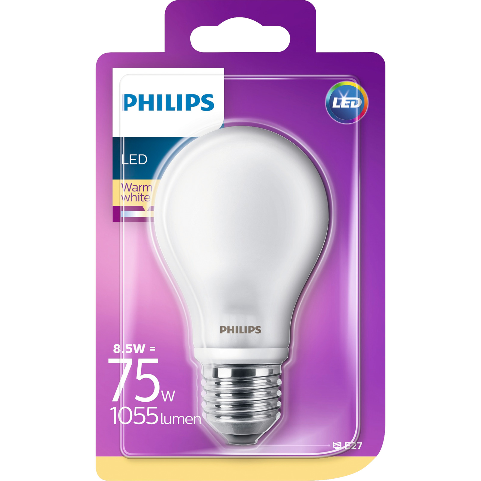 LED-LM Fila 1xE27 M A60 75W 1055Lm 2700K
