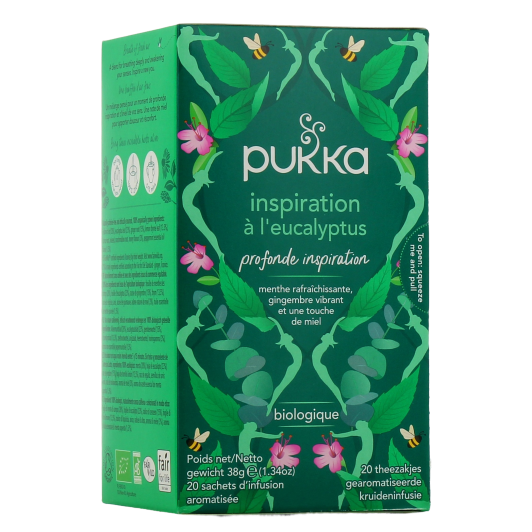 Pukka Tisane Inspiration à l'Eucalyptus Infusion Bio