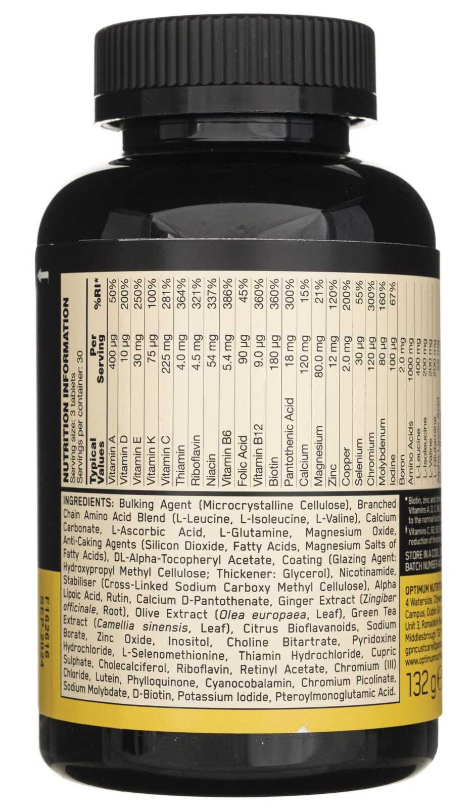 Optimum Nutrition Opti-Men 90 comprimidos