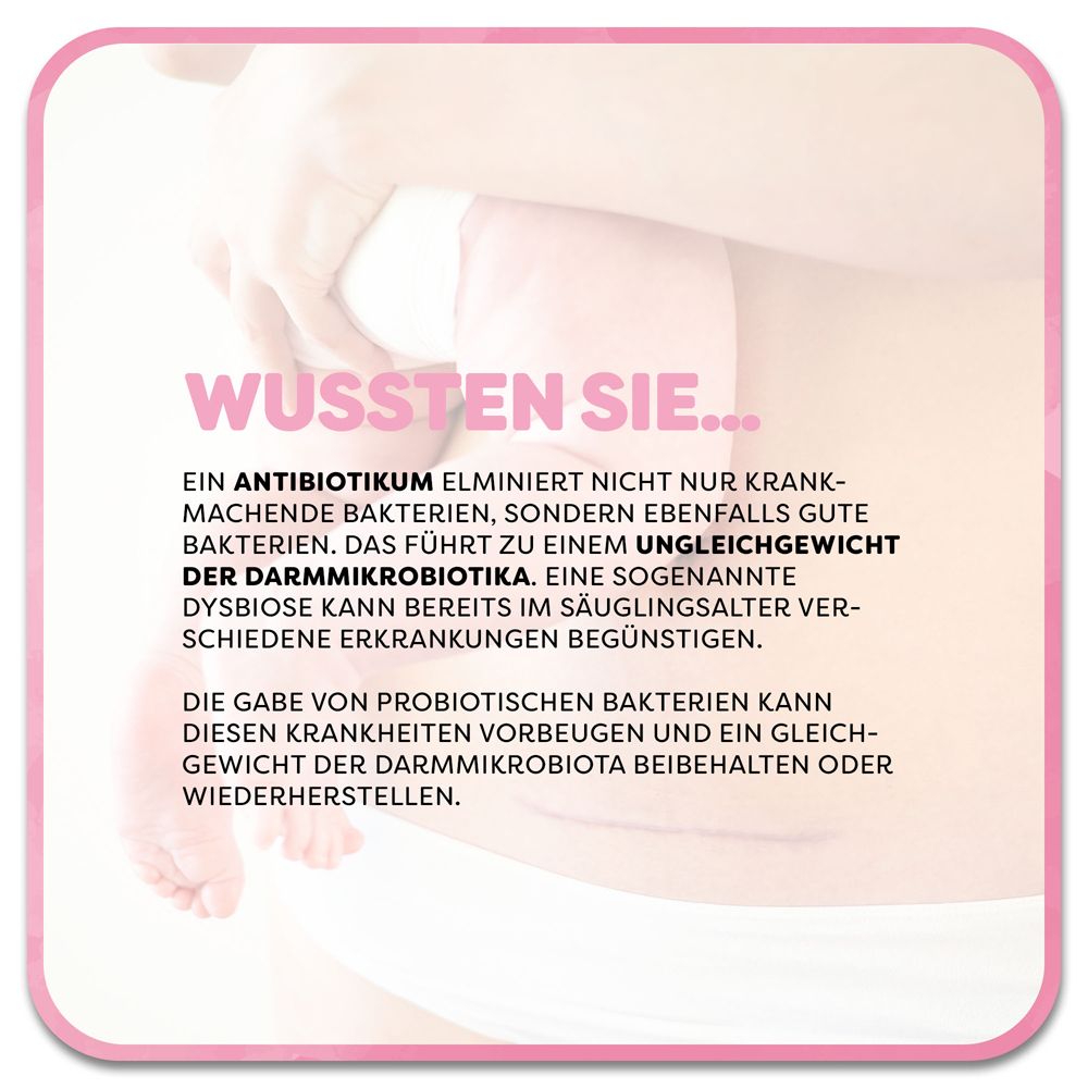Lactobact BABY + - Darmaufbau ab dem Tag der Geburt