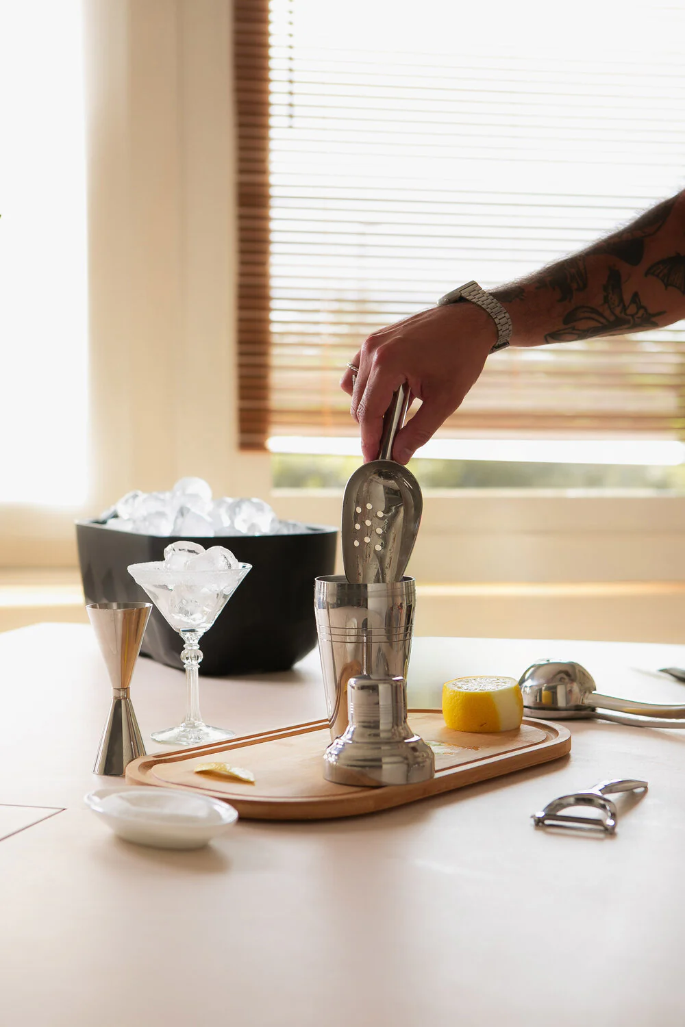 Cocktail Club  Is ske - Stål