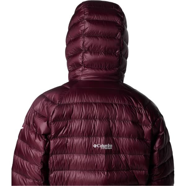 Doudoune randonnée COLUMBIA W ARCTIC CREST DOWN HOODED JACKET MOONVISTA/BLACK