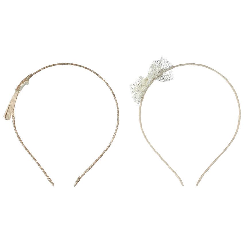 Lot de 2 serre-têtes fantaisie étoile pour fille - Jaune