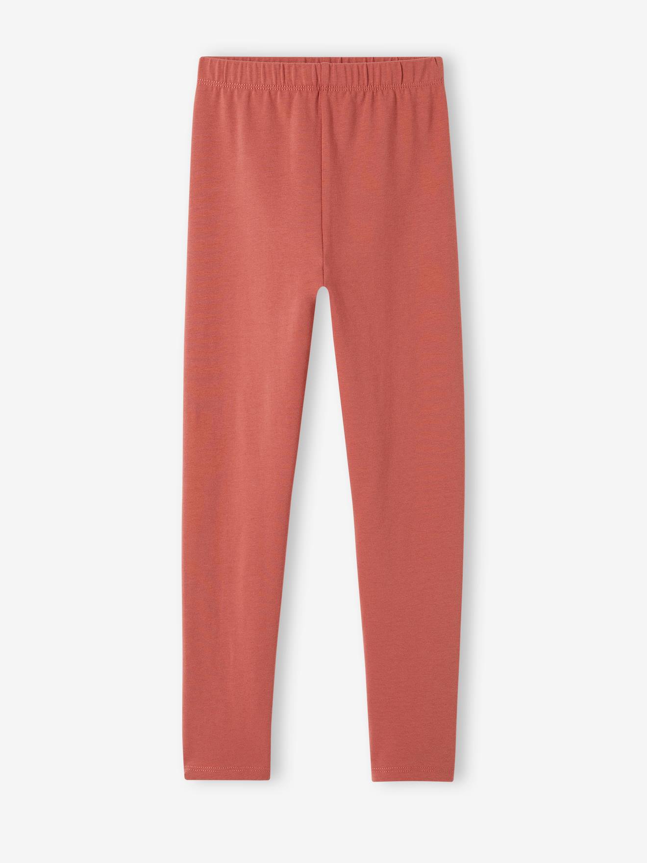 Conjunto de 2 leggings sortidas para meninas, tamanho médio com estampa azul.