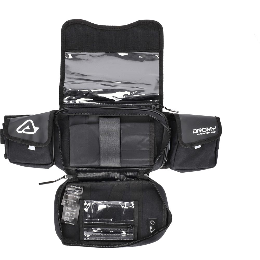 Acerbis - Sacoche banane Dromy Logo Noir / Blanc
