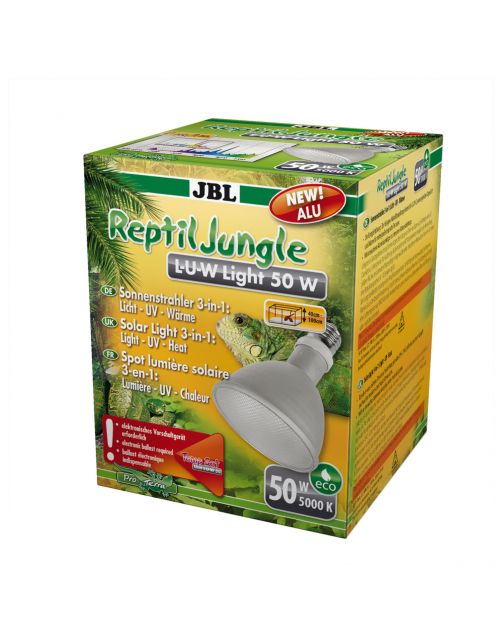 Jbl Reptiljungle L-U-W Light Alu - Verlichting - 50 Watt