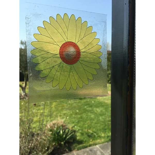 Set de 20 stickers attrape-mouches pour fenêtre Tournesol