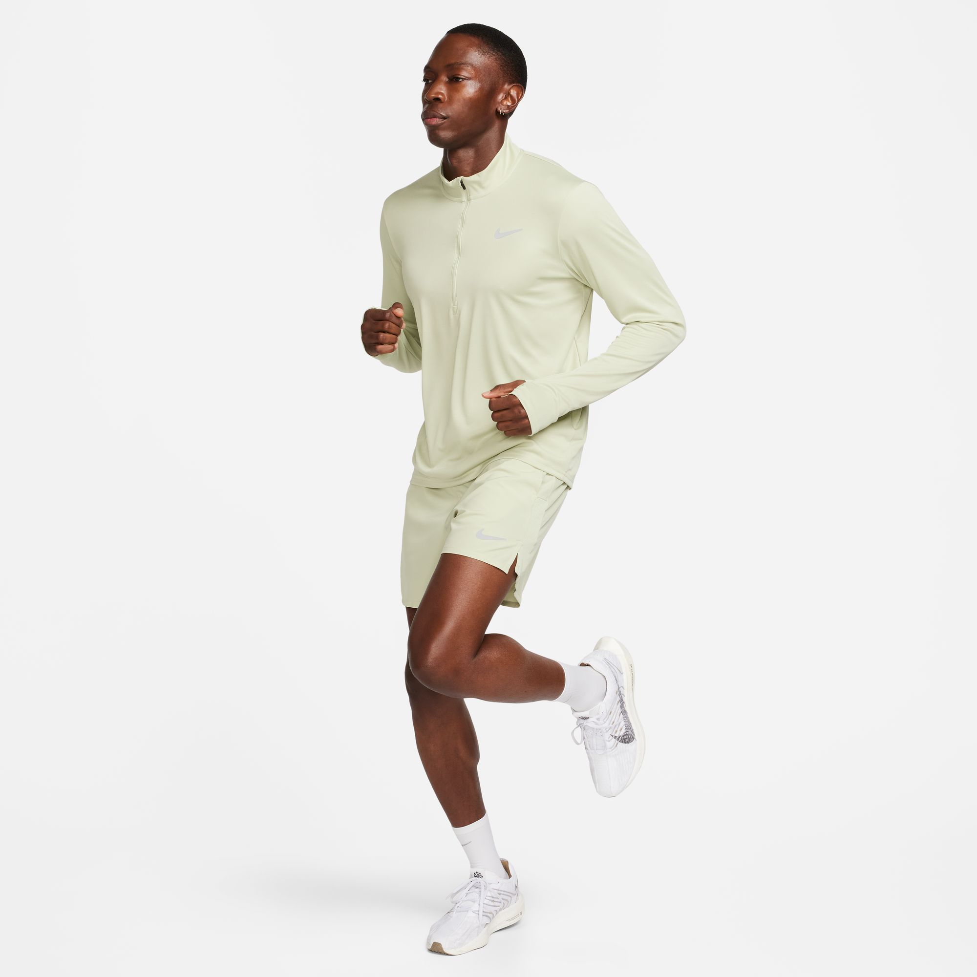 Pacer Running Half Zip Herre 361/Olive Aura