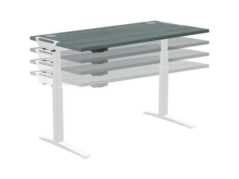 Fellowes Tischplatte Levado 140 x 80 cm, Newport Eiche Platte für den Tisch