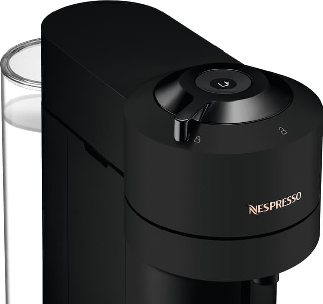 NESPRESSO® Vertuo Next kaffemaskine fra DeLonghi, Matt Sort