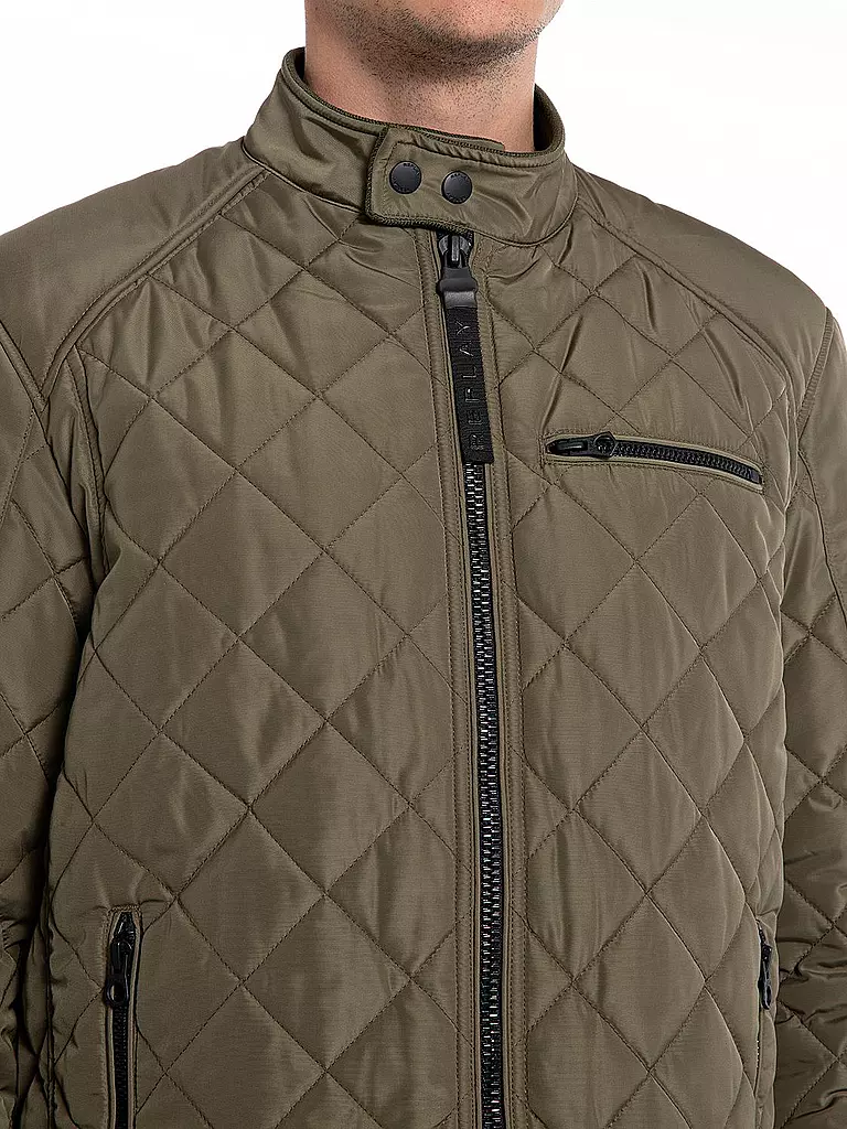 REPLAY Steppjacke  olive