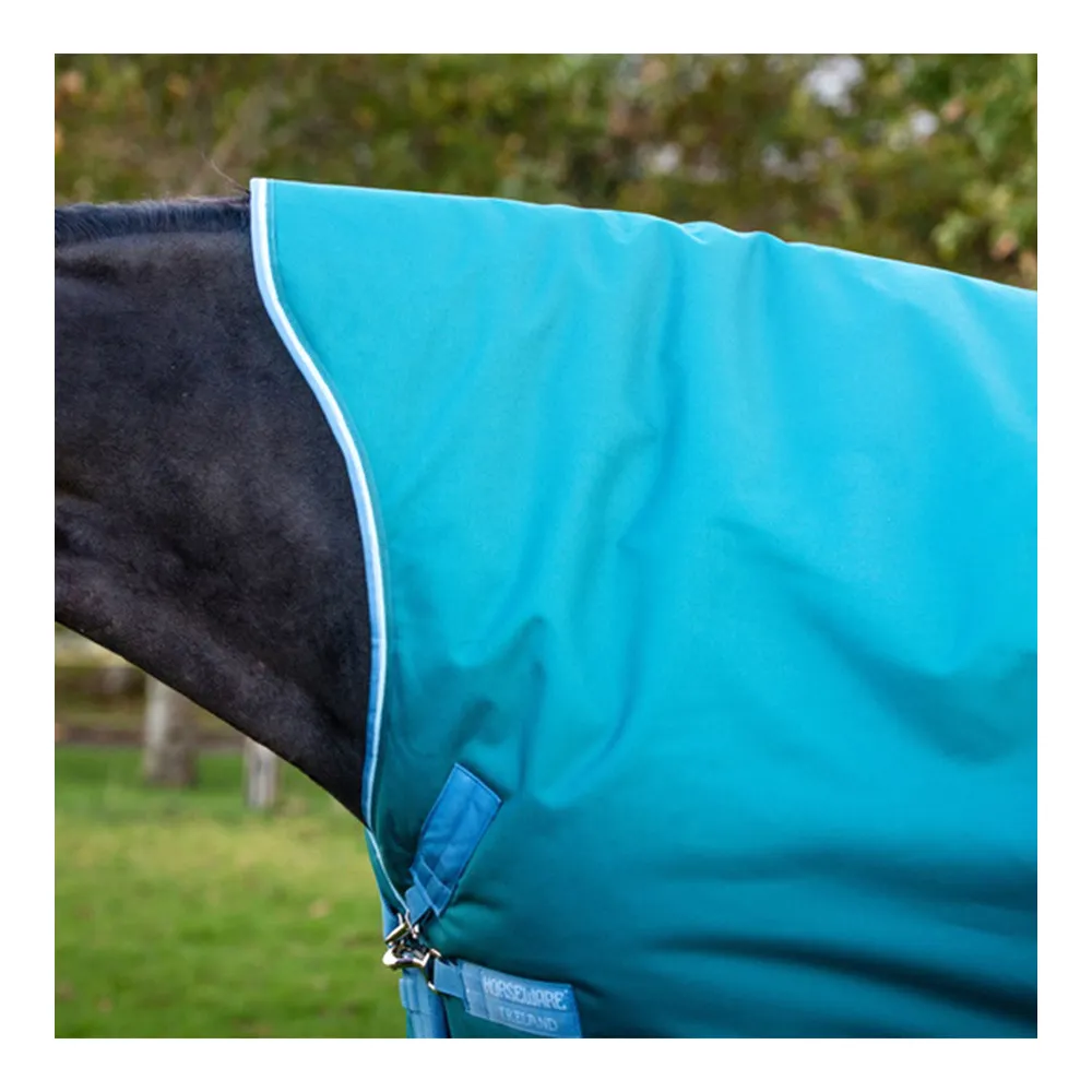 Horseware AMIGO BRAVO 12 WUG HVY 400G - Couverture de paddock storm green/turquoise/aqua