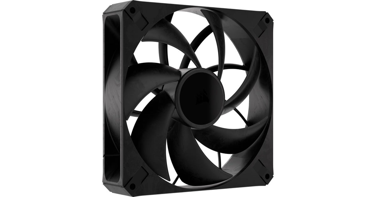 CorsairRS140 MAX Thick case fan  (Zwart, 140 x 140 x 30 mm, PWM)