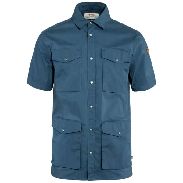 Chemise FJALLRAVEN RAVEN SHIRT SS M INDIGO BLUE