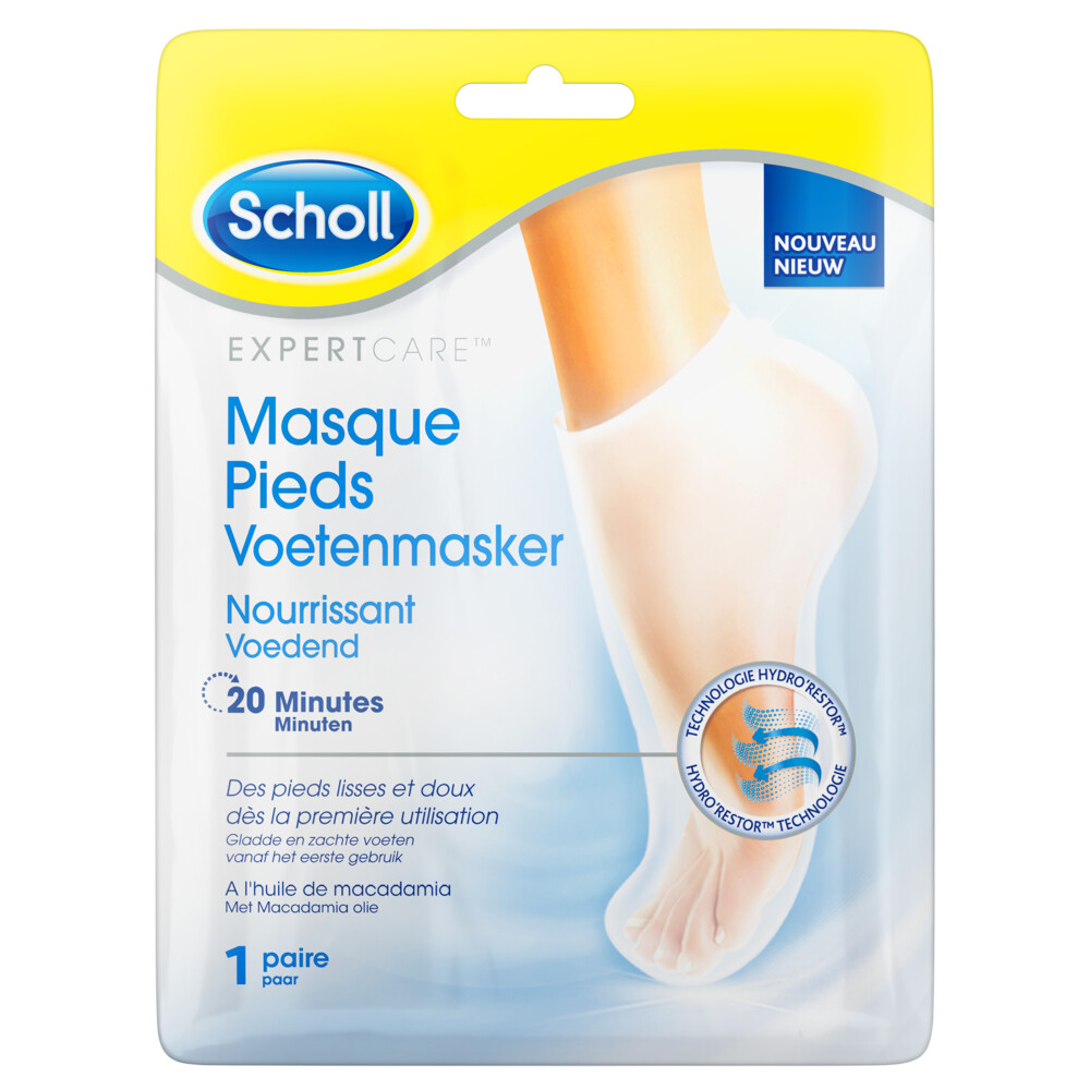 Scholl Velvet Smooth Voetvijl en Expert Care Voetenmasker Pakket