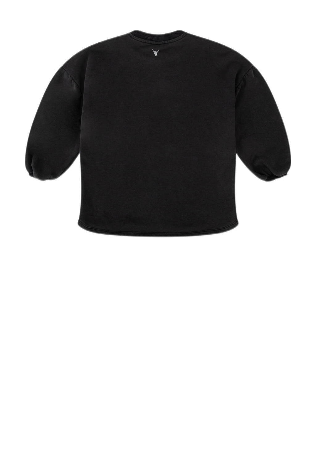 Alix the Label sweatjurk met printopdruk zwart/rood/geel