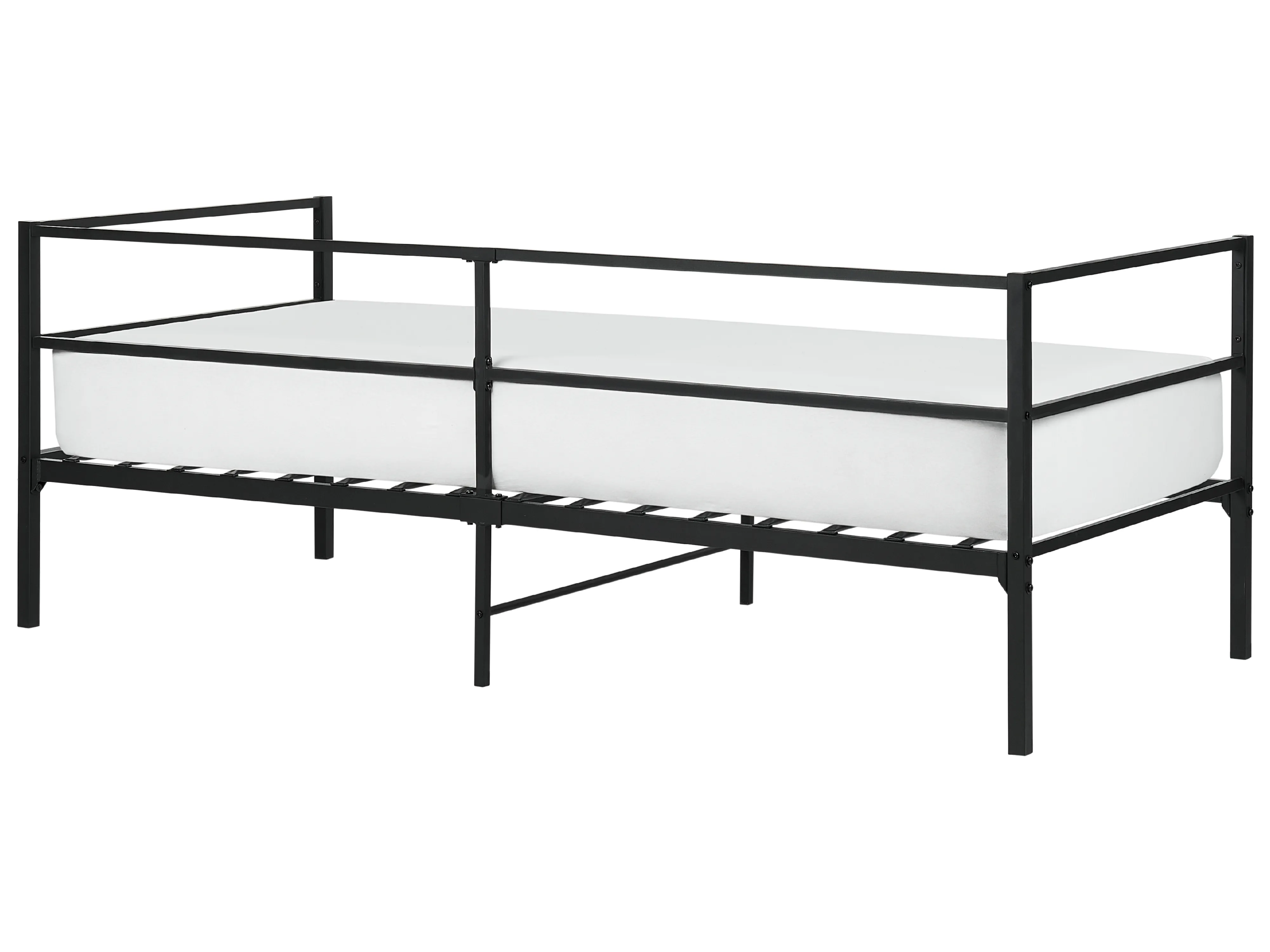 Bed Metaal BATTUT 90 x 200 cm Zwart