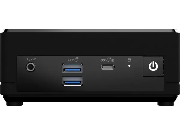 MSI Cubi N ADL 001BEU - Barebone - mini PC 1 x N-series N200 / op til 3.7 GHz - RAM 0 GB - UHD Graphics - Gigabit Ethernet - sort