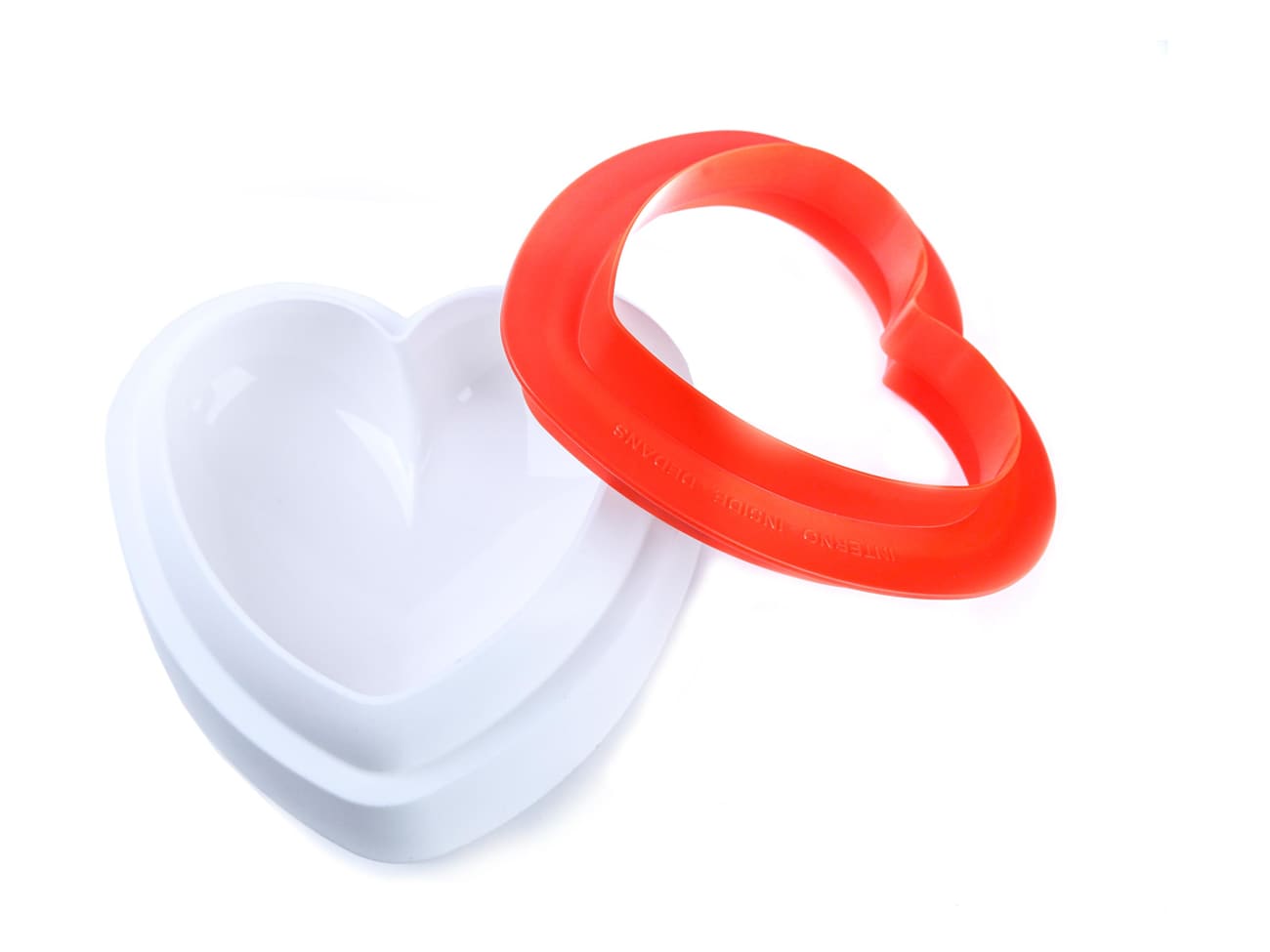 Moule silicone coeur bombé - Grand modèle - 17 x 16 cm - Silikomart