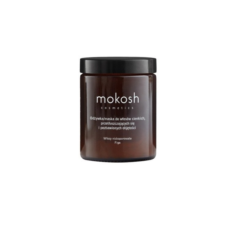 Mokosh Conditioner/Maske für dünnes und volumenloses Haar mit geringer Porosität Figa 180 ml
