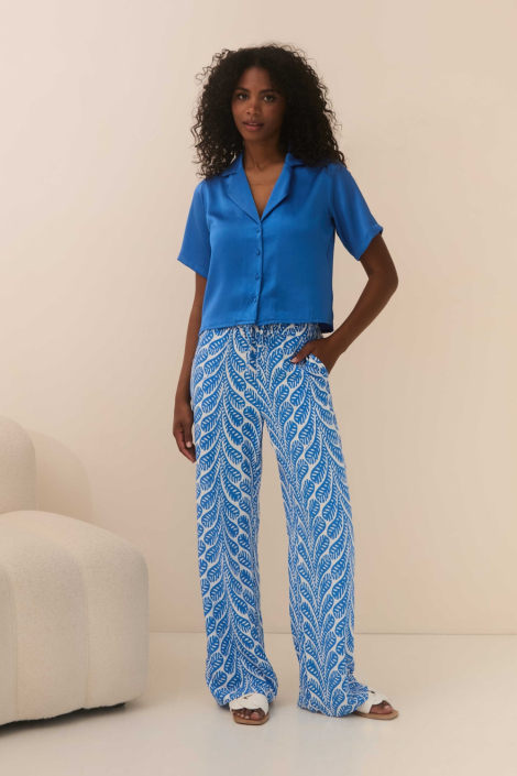 Lofty Manner blauwe dames broek